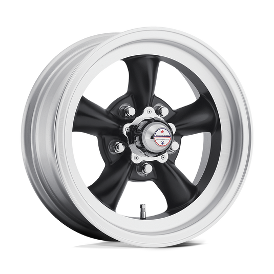 American Racing Vintage Vn105 Torq Thrust D Satin Black Machined Lip