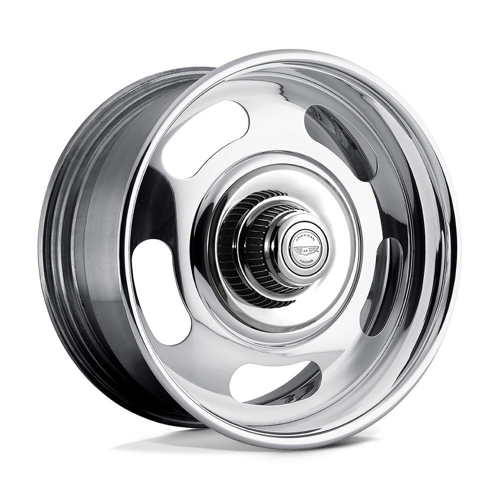 American Racing Vintage Two Piece Chrome Center Polished Barrel
