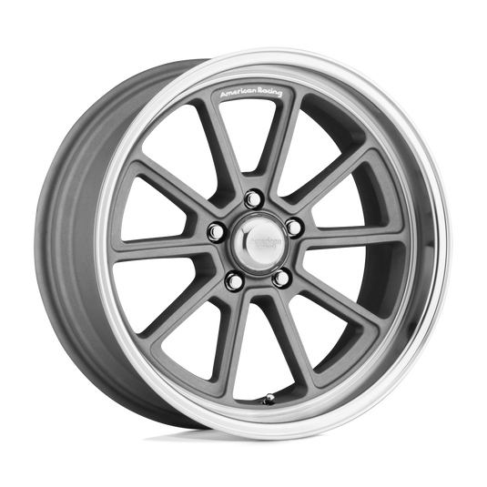 American Racing Vintage Vn510 Draft Vintage Silver Diamond Cut Lip
