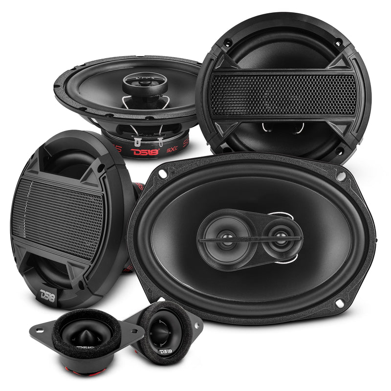 Load image into Gallery viewer, DS18 2005-2021 Toyota Tacoma Double and Access Cab Front and Back Doors Speakers Good Upgrade/Replacement Package