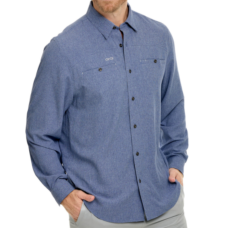 Load image into Gallery viewer, Indigo Maverick Shirt | Long Sleeve