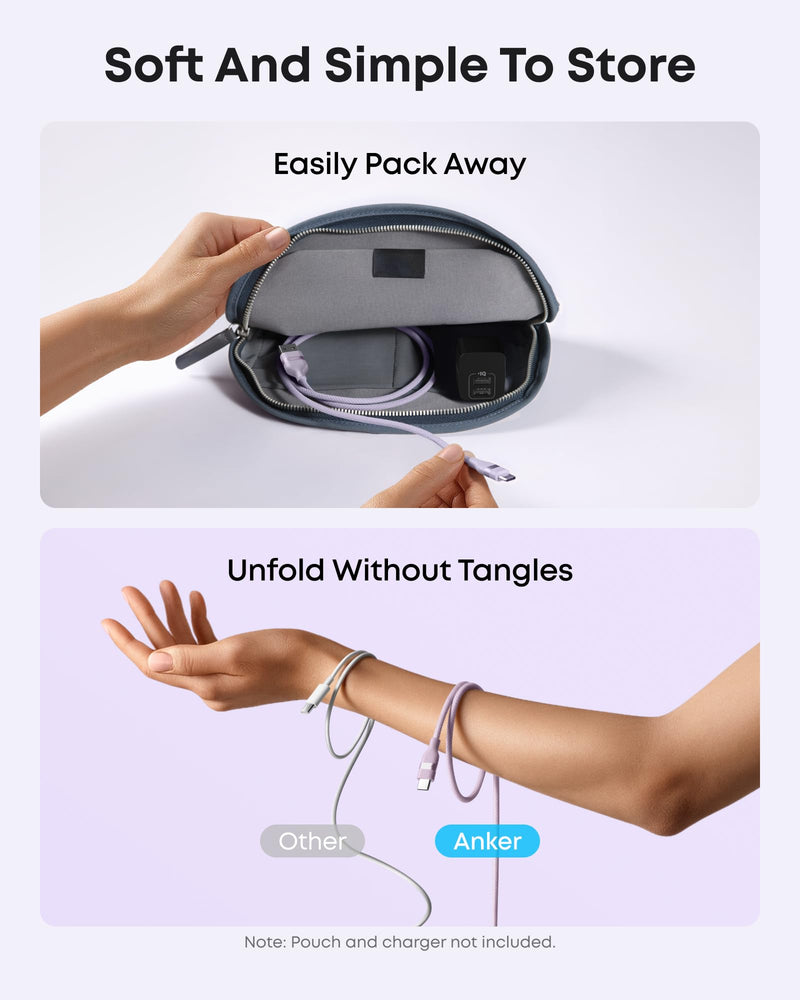 Load image into Gallery viewer, Anker USB-A to USB-C Cable (3 ft / 6 ft, Upcycled-Braided)