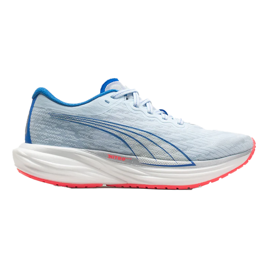 Women's Puma Deviate Nitro 2, Icy Blue/Fire Orchid, 9.5 B Medium - Skoutley Outdoors LLC