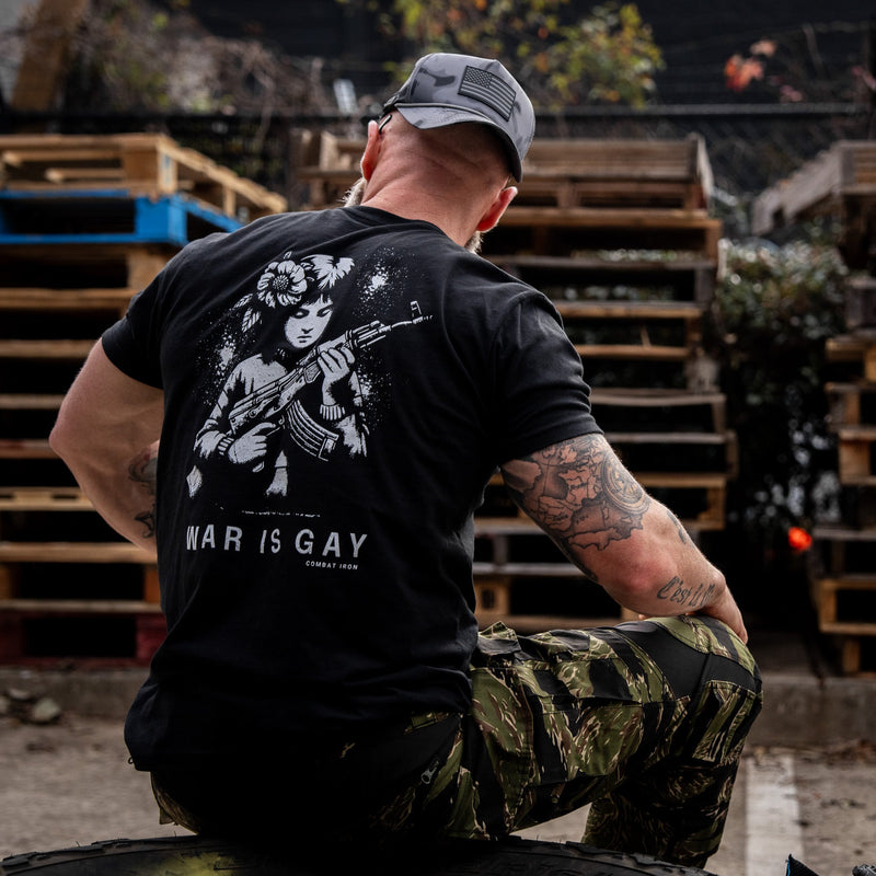 Load image into Gallery viewer, War Is Gay Men's T-Shirt