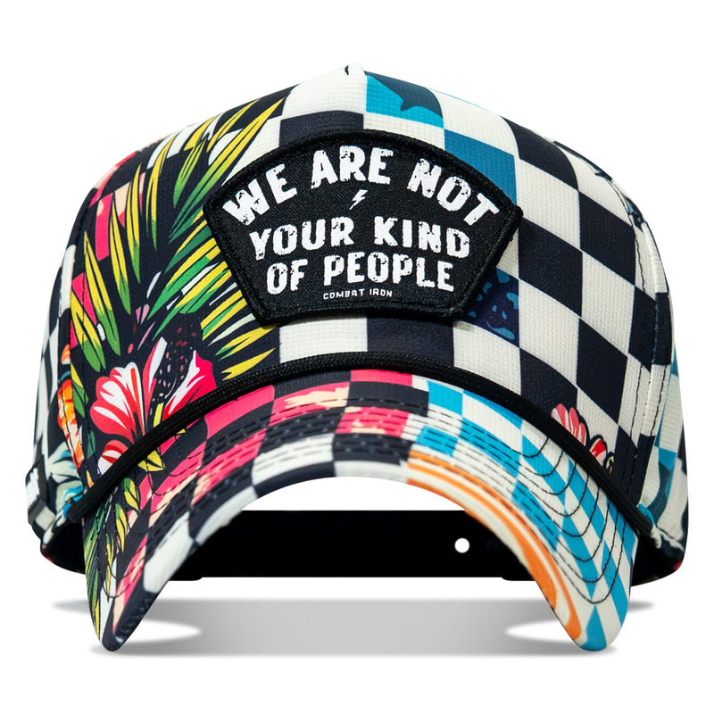 Load image into Gallery viewer, We Are Not Your Kind Of People Patch Weekender Snapback
