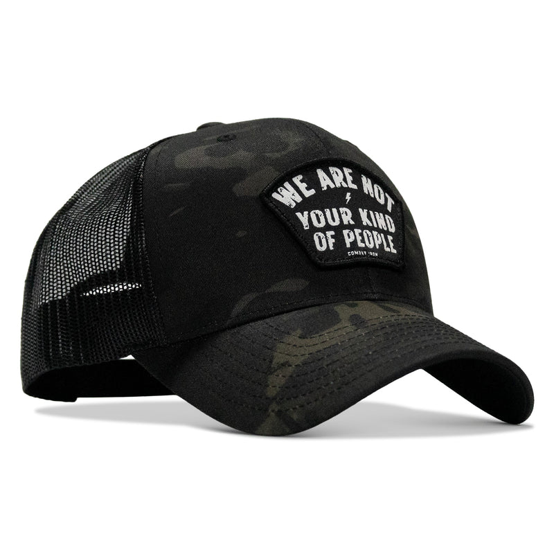Load image into Gallery viewer, We Are Not Your Kind Of People Patch Snapback Hat