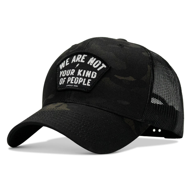 Load image into Gallery viewer, We Are Not Your Kind Of People Patch Snapback Hat