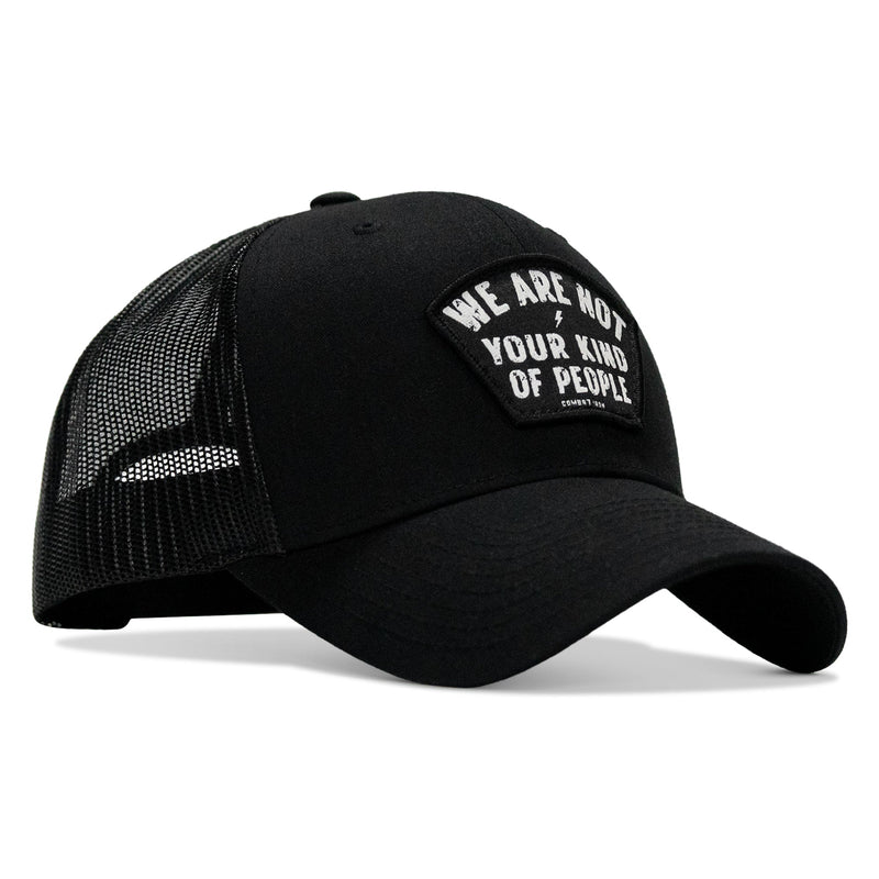 Load image into Gallery viewer, We Are Not Your Kind Of People Patch Snapback Hat
