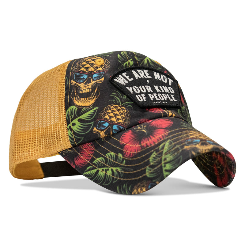 Load image into Gallery viewer, We Are Not Your Kind Of People Patch Tactical Ripstop Mesh Snapback Hat