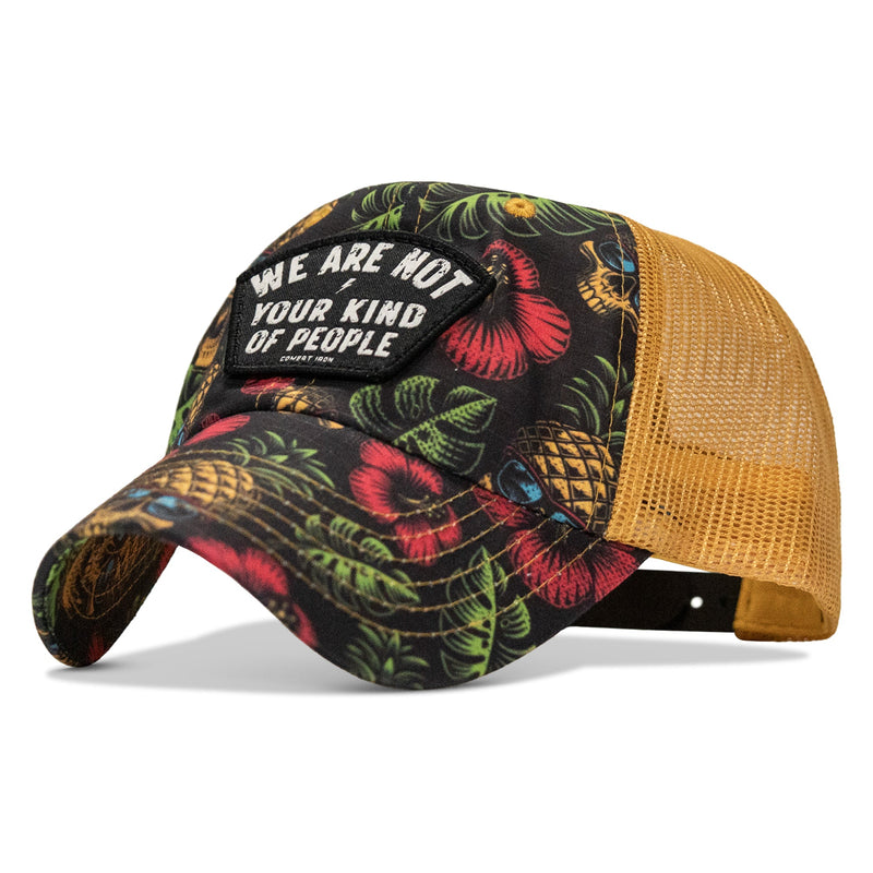 Load image into Gallery viewer, We Are Not Your Kind Of People Patch Tactical Ripstop Mesh Snapback Hat