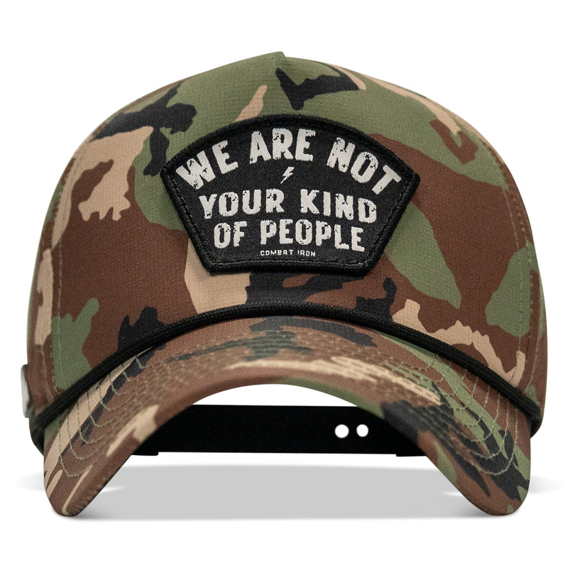 Load image into Gallery viewer, We Are Not Your Kind Of People Patch Weekender Snapback