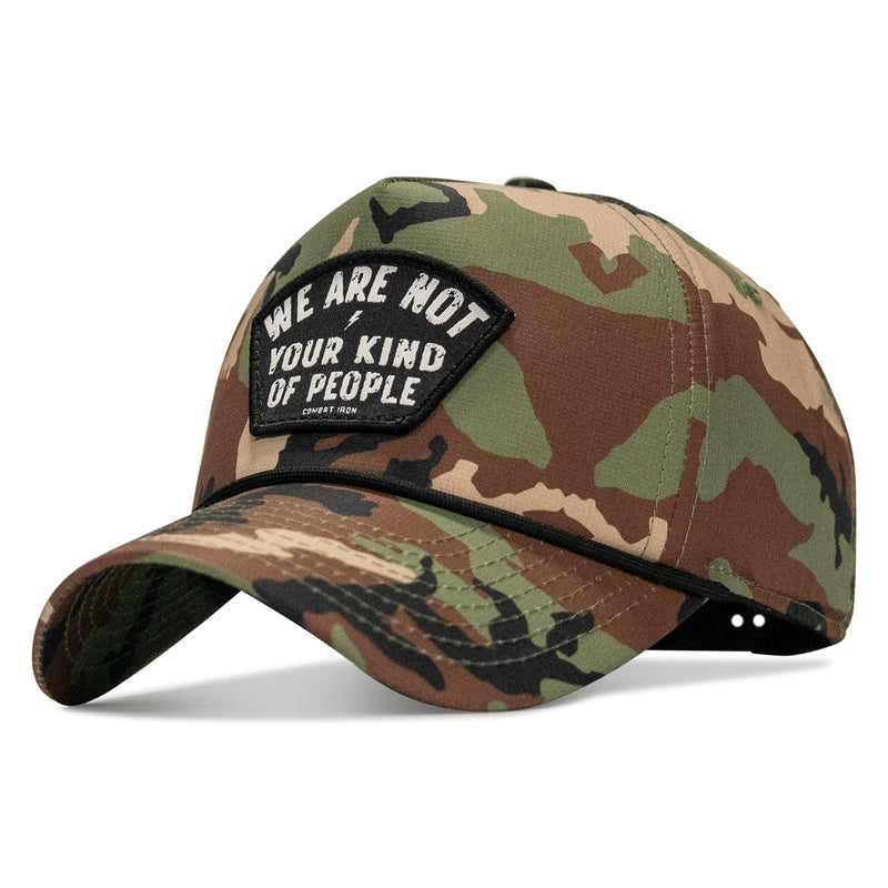 Load image into Gallery viewer, We Are Not Your Kind Of People Patch Weekender Snapback