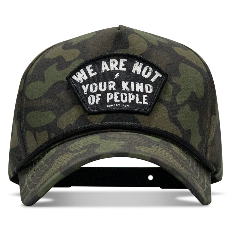 Load image into Gallery viewer, We Are Not Your Kind Of People Patch 5 Pannel Snapback