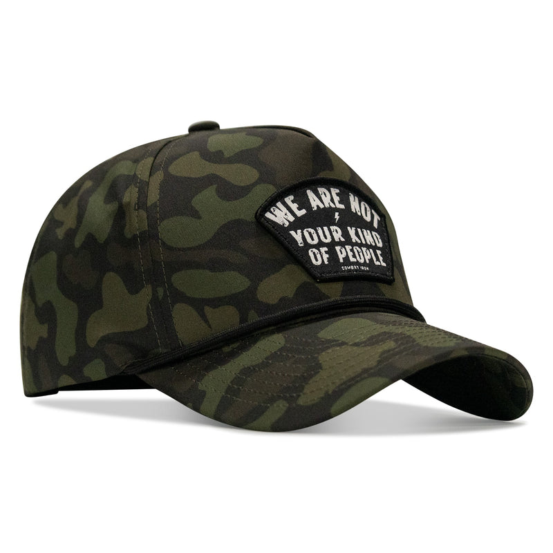 Load image into Gallery viewer, We Are Not Your Kind Of People Patch 5 Pannel Snapback