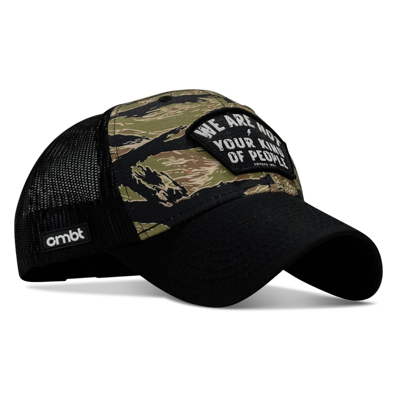 Load image into Gallery viewer, We Are Not Your Kind Of People Patch Original Ripstop Snapback Hat