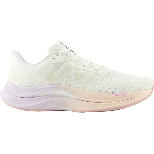 Women's New Balance FuelCell Propel v4, Sea Salt/Purple Fade, 11 B Medium - Skoutley Outdoors LLC