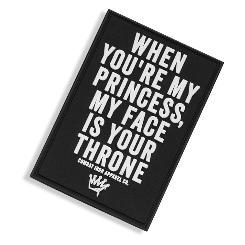 Load image into Gallery viewer, When You're My Princess, My Face Is Your Throne PVC Patch