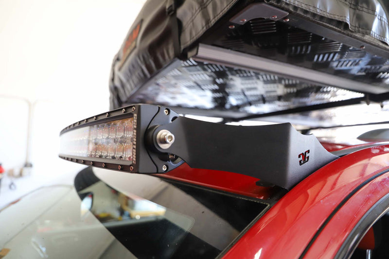 Load image into Gallery viewer, Jeep WK2 50" Curved LED Bar Roof Mounts for Grand Cherokee Years 2011 to current Made In USA