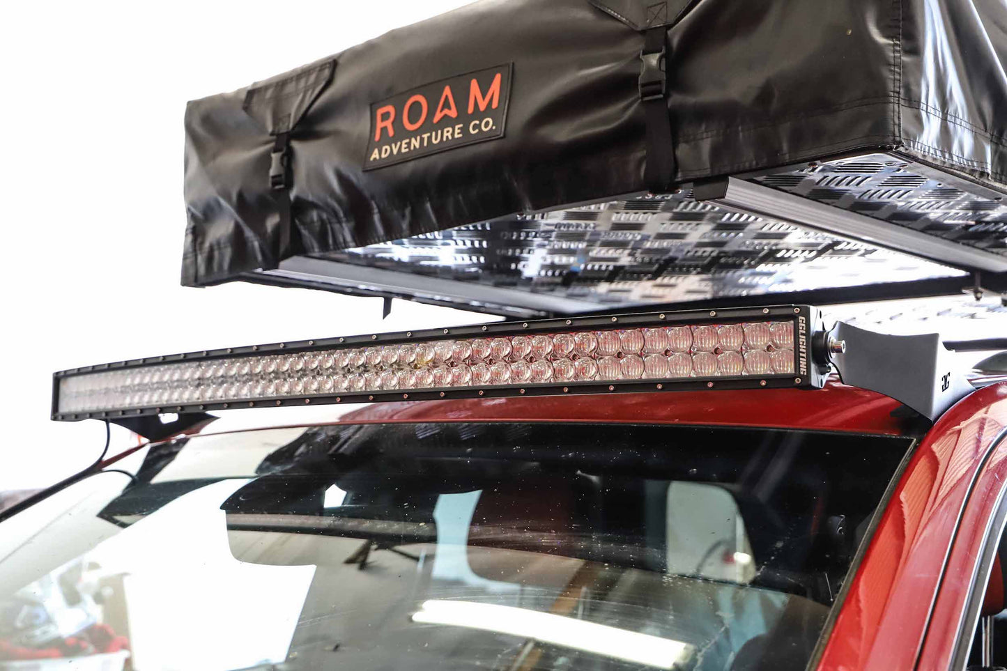 Jeep WK2 50" Curved LED Bar Roof Mounts for Grand Cherokee Years 2011 to current Made In USA