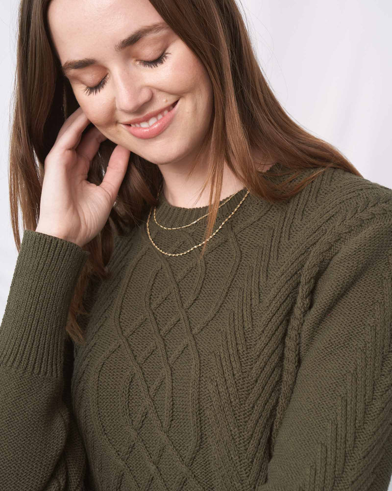 Load image into Gallery viewer, Recycled Tie Back Sweater Dress