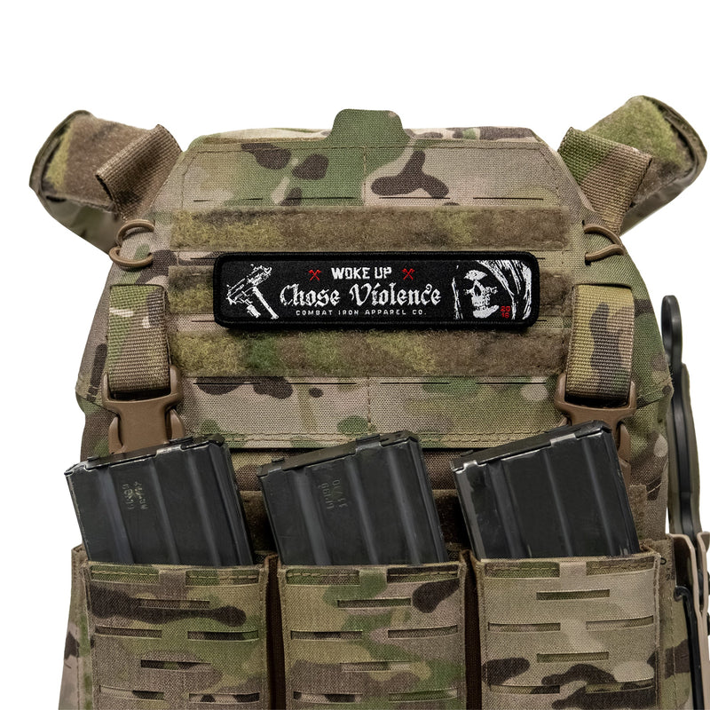 Load image into Gallery viewer, Woke Up, Chose Violence Velcro Patch