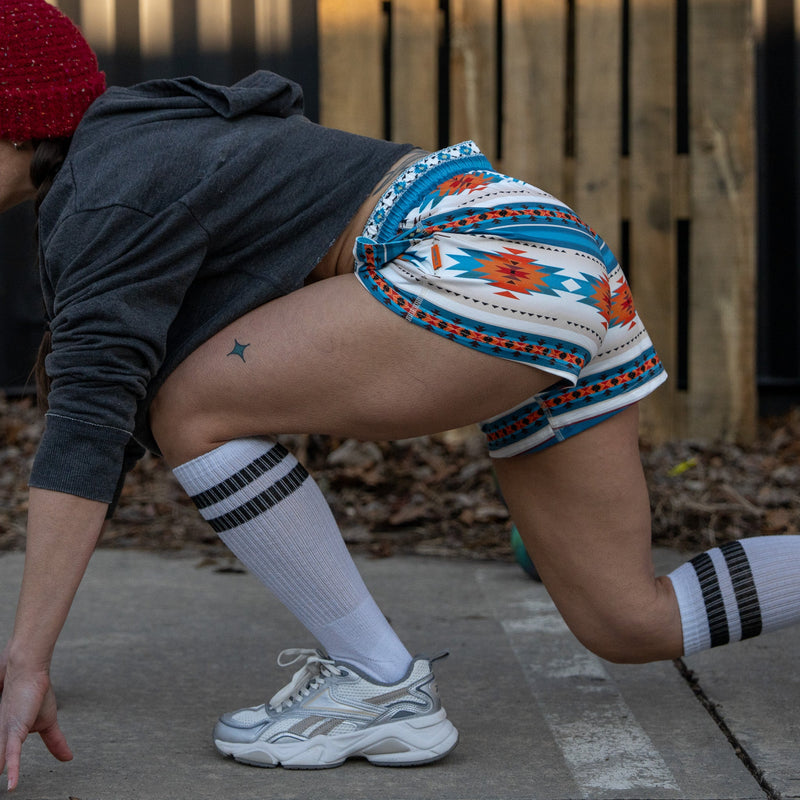 Load image into Gallery viewer, Women’s Studio Flex Training & Recovery Shorts | 4"