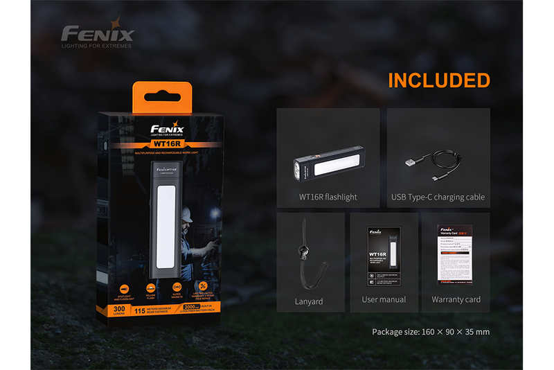 Load image into Gallery viewer, Fenix WT16R Rechargeable Work Light