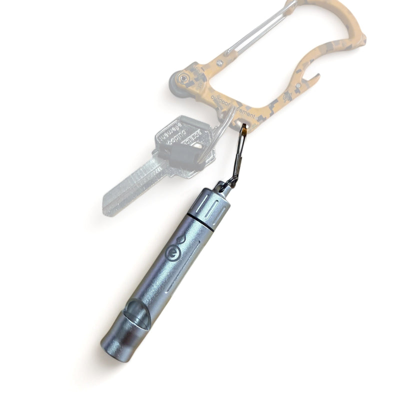 Load image into Gallery viewer, Wombat Whistle - Emergency Whistle & Tinder Vial Kit