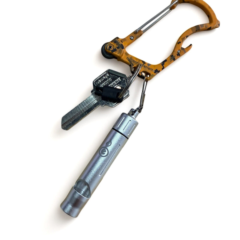 Load image into Gallery viewer, Wombat Whistle - Emergency Whistle & Tinder Vial Kit