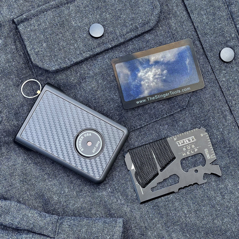 Load image into Gallery viewer, Safety Wallet With Personal Alarm Multi Functional Tool (Green Marble)