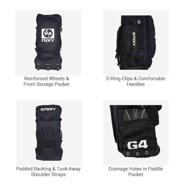 Load image into Gallery viewer, NIXY Three Wheeled Waterproof Paddle Board Backpack