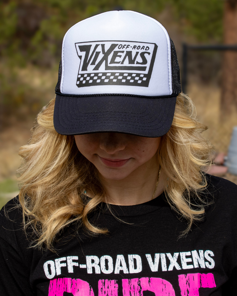 Load image into Gallery viewer, Off the Wall Foam Trucker - White/Black