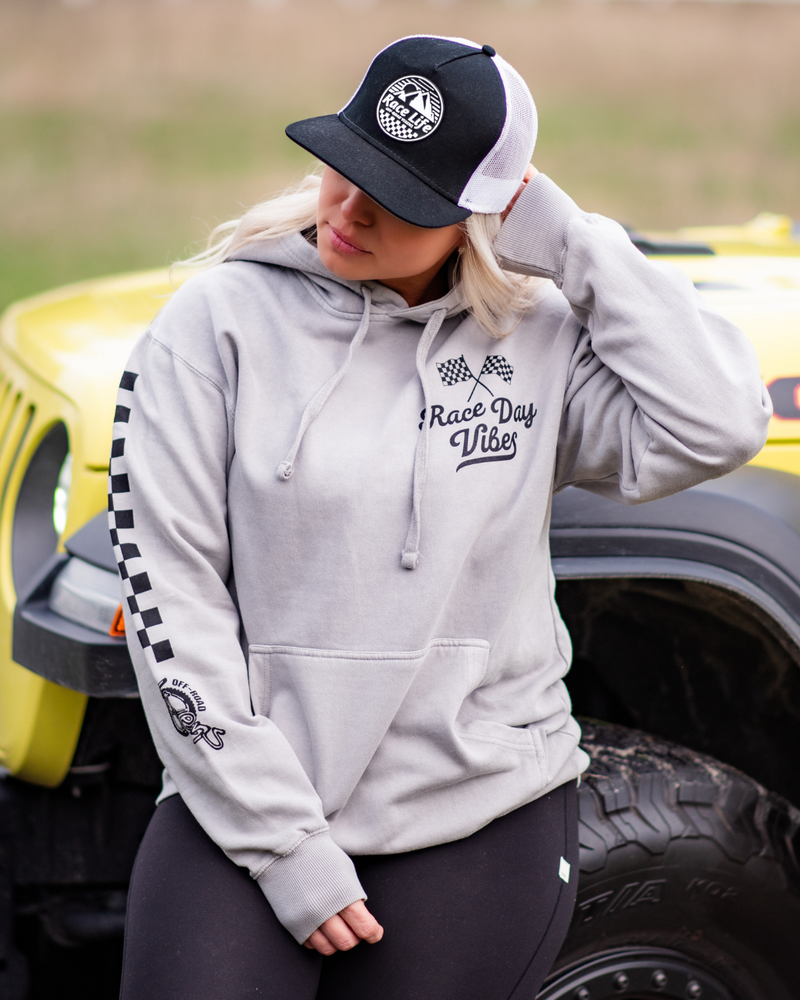 Load image into Gallery viewer, Race Day Vibes Unisex Pullover Hoodie