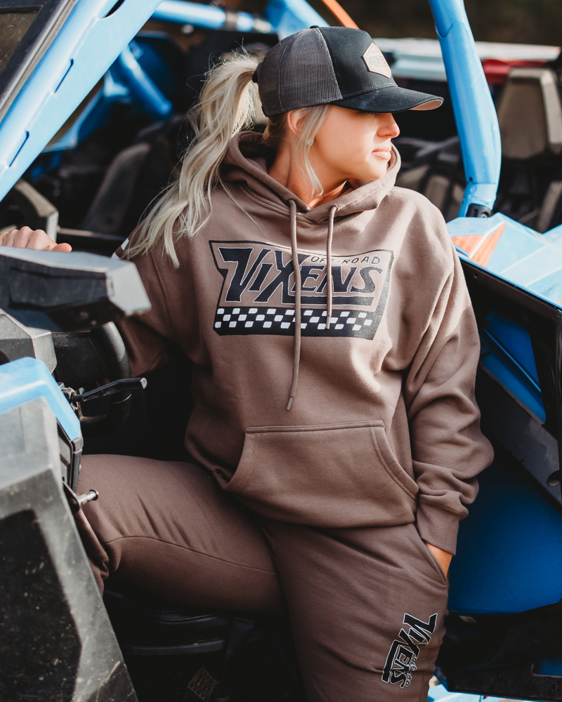 Load image into Gallery viewer, Off the Wall Heavy Weight Hoodie - Brown