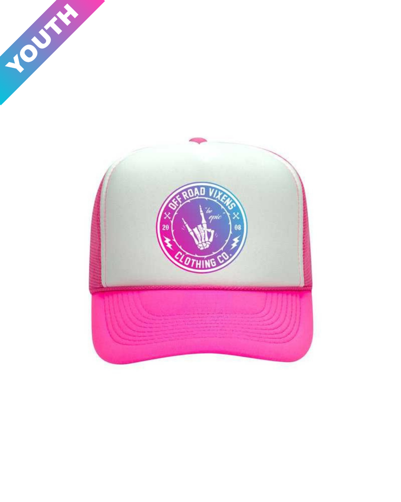 Load image into Gallery viewer, Youth Be Epic Trucker Hat