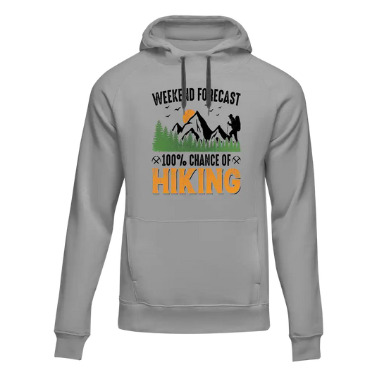 Weekend Forecast 100% Hiking Unisex Hoodie