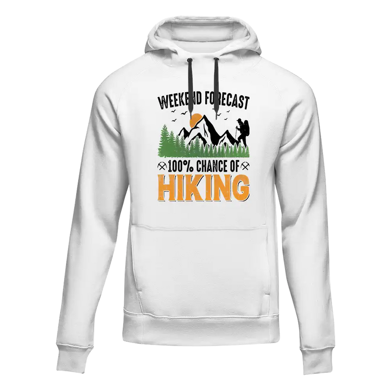 Load image into Gallery viewer, Weekend Forecast 100% Hiking Unisex Hoodie