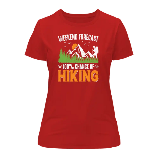 Weekend Forecast 100% Hiking T-Shirt for Women