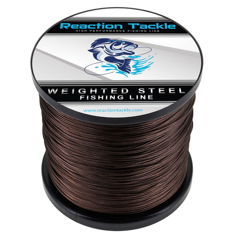 Load image into Gallery viewer, Reaction Tackle Weighted Stainless Steel Trolling Line 45LB- Premium Weighted Fishing Wire