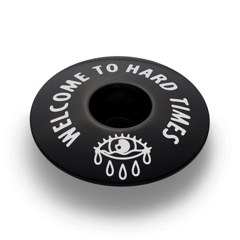 Load image into Gallery viewer, Welcome to Hard Times Bicycle Headset Cap