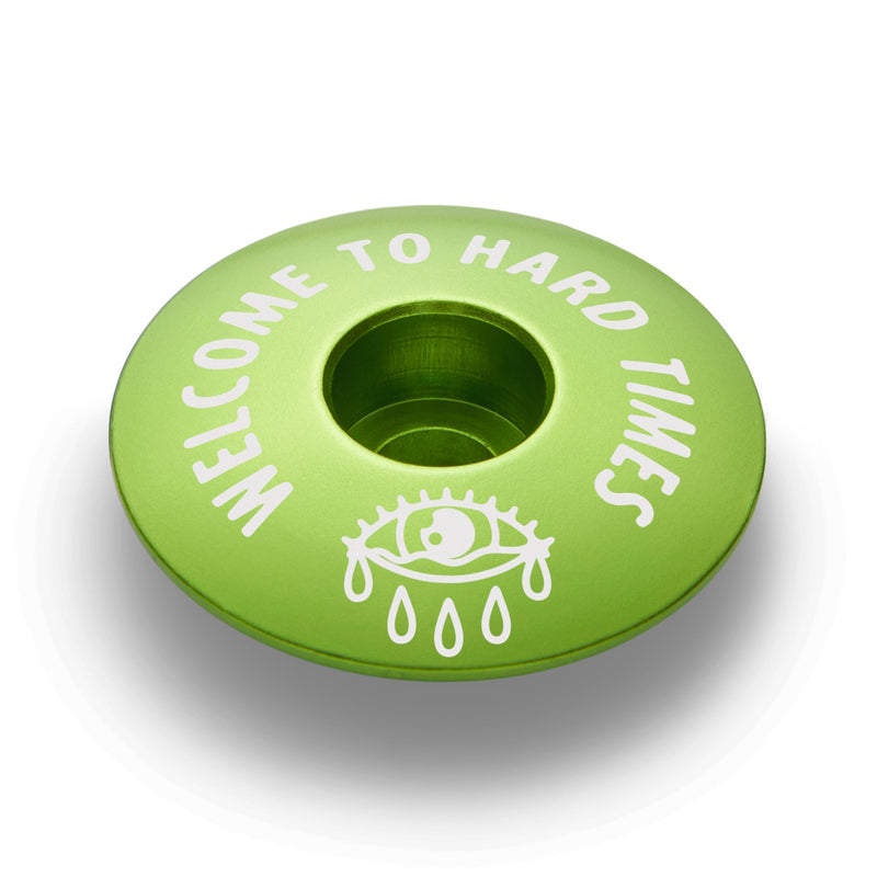 Load image into Gallery viewer, Welcome to Hard Times Bicycle Headset Cap