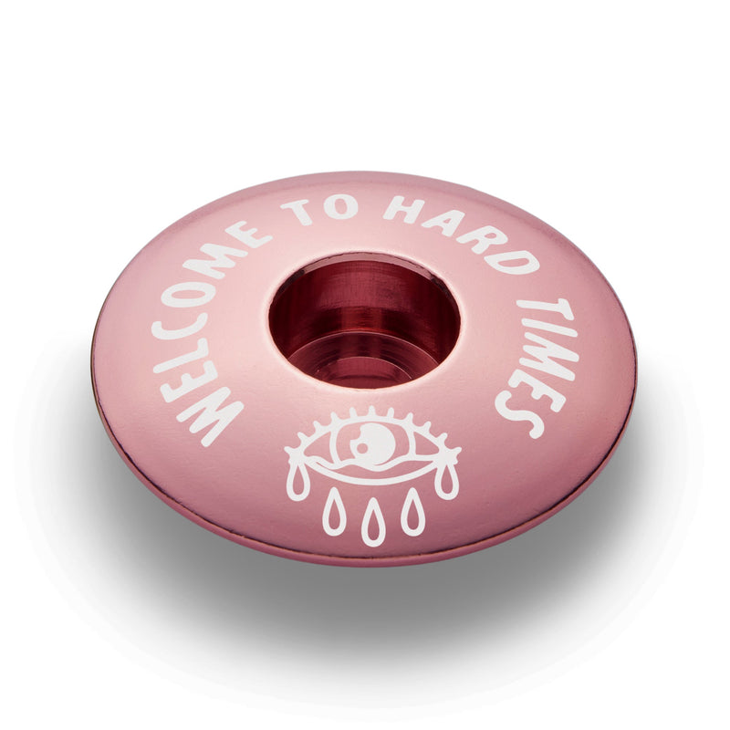 Load image into Gallery viewer, Welcome to Hard Times Bicycle Headset Cap