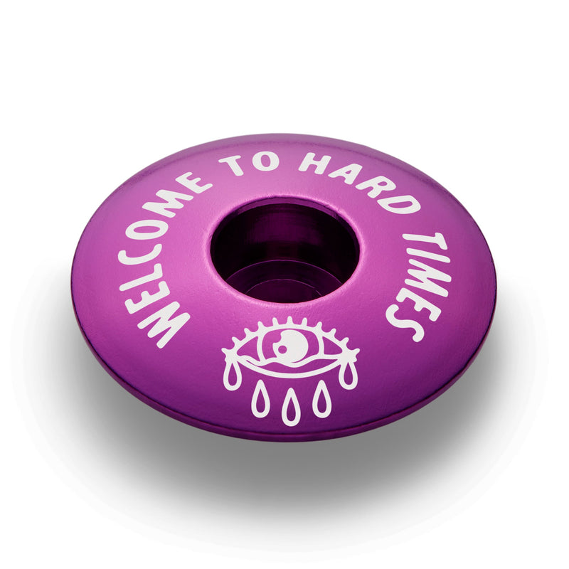 Load image into Gallery viewer, Welcome to Hard Times Bicycle Headset Cap