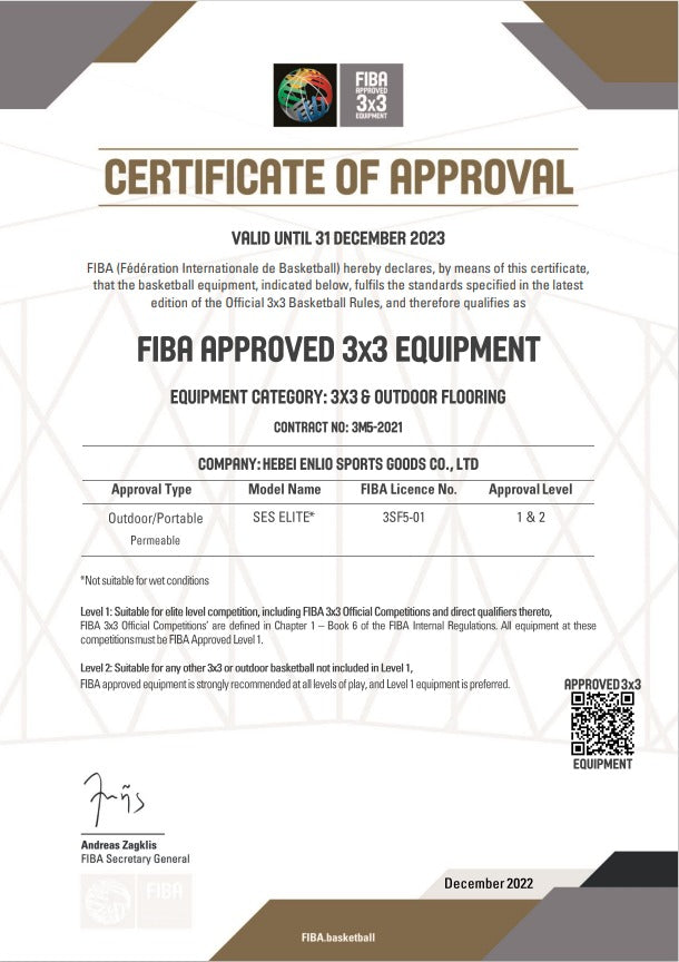 Load image into Gallery viewer, Rental Enlio Official FIBA 3x3 Basketball Court