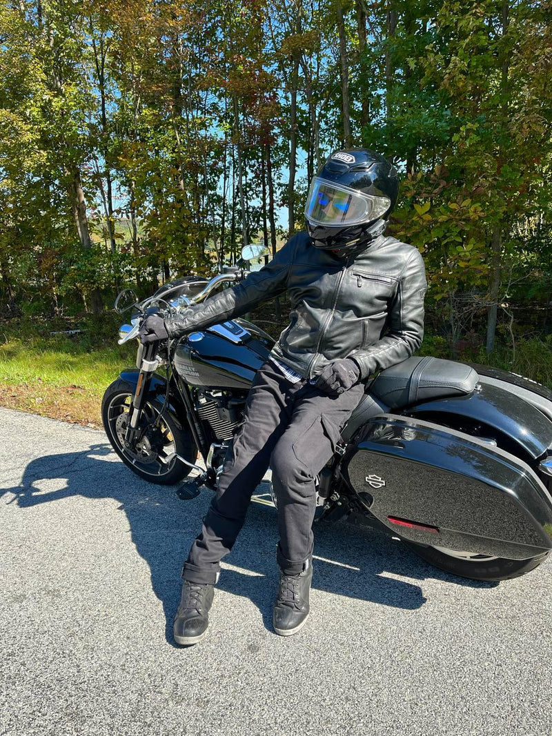 Load image into Gallery viewer, Straight Leg Cargo Pants - Black