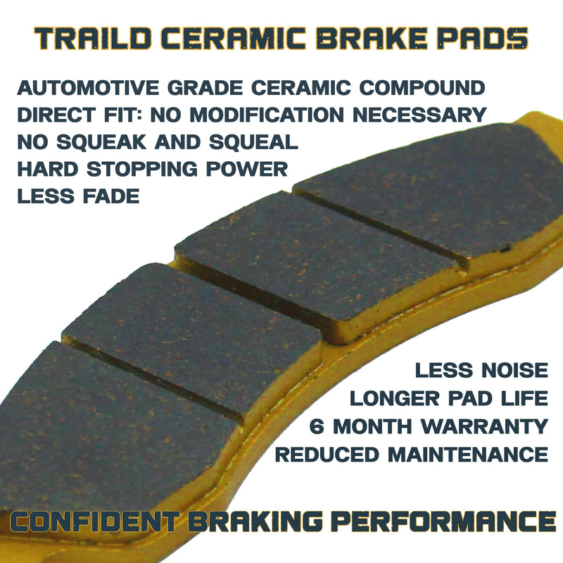 Load image into Gallery viewer, CFMoto U10 PRO/U10XL PRO 2025-2026 Ceramic Brake Pad Set