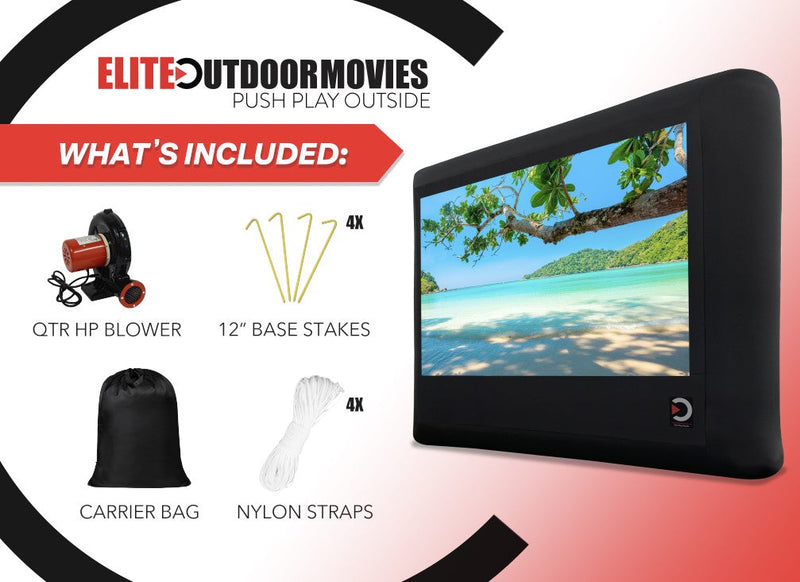 Load image into Gallery viewer, Elite Outdoor Movies Home 13' Inflatable Screen