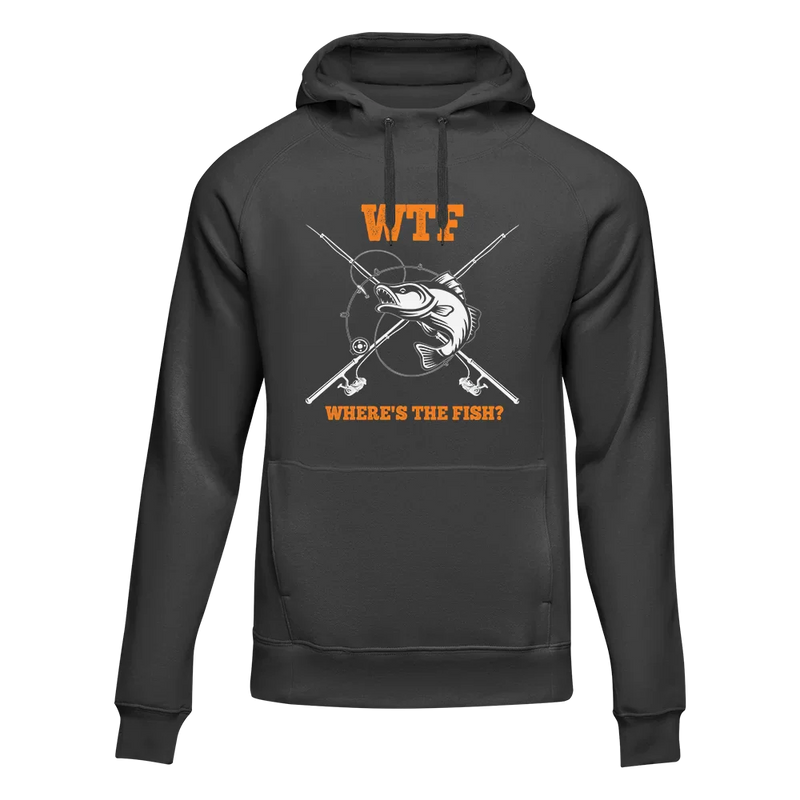 Load image into Gallery viewer, WTF Where's The Fish Unisex Hoodie