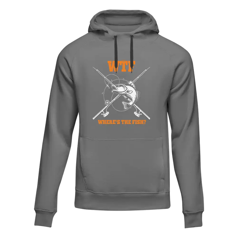 Load image into Gallery viewer, WTF Where's The Fish Unisex Hoodie