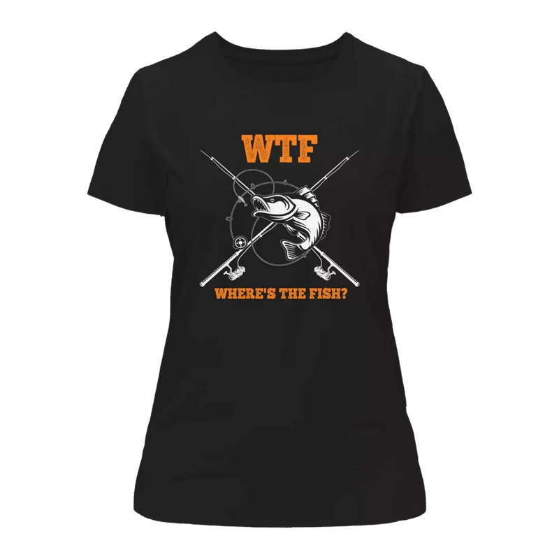Load image into Gallery viewer, WTF Where's The Fish T-Shirt for Women